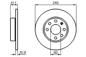  FO0362PRO - DISCO FRENO VOLVO 434CON ACCESORIOS