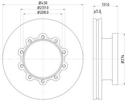  FO0356PRO - DISCO FRENO SCANIA